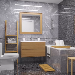 Керамогранит Kerranova K-333/MR Terrazzo Dark Grey 300x600x9