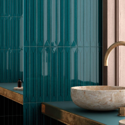 Плитка Equipe Vitral 31163 Axis Petrol Reactive 5x40