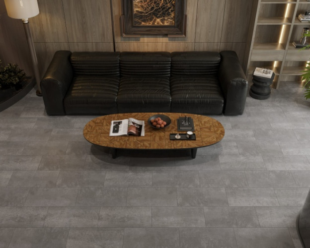 SPC Ламинат NT Ceramic Stone Concret Dark Grey SP55108ST