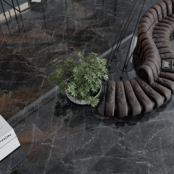 Керамогранит Dogma DPA601207 Project Antibacterial Marquina Dark Levigato 60x120