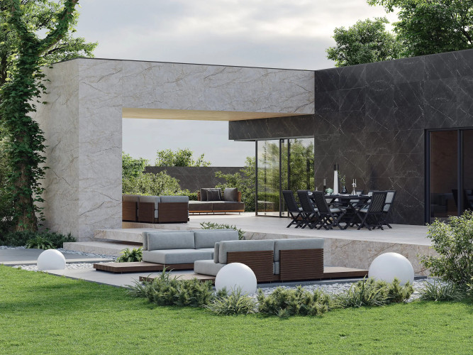 Керамогранит Dogma DPA601207 Project Antibacterial Marquina Dark Levigato 60x120