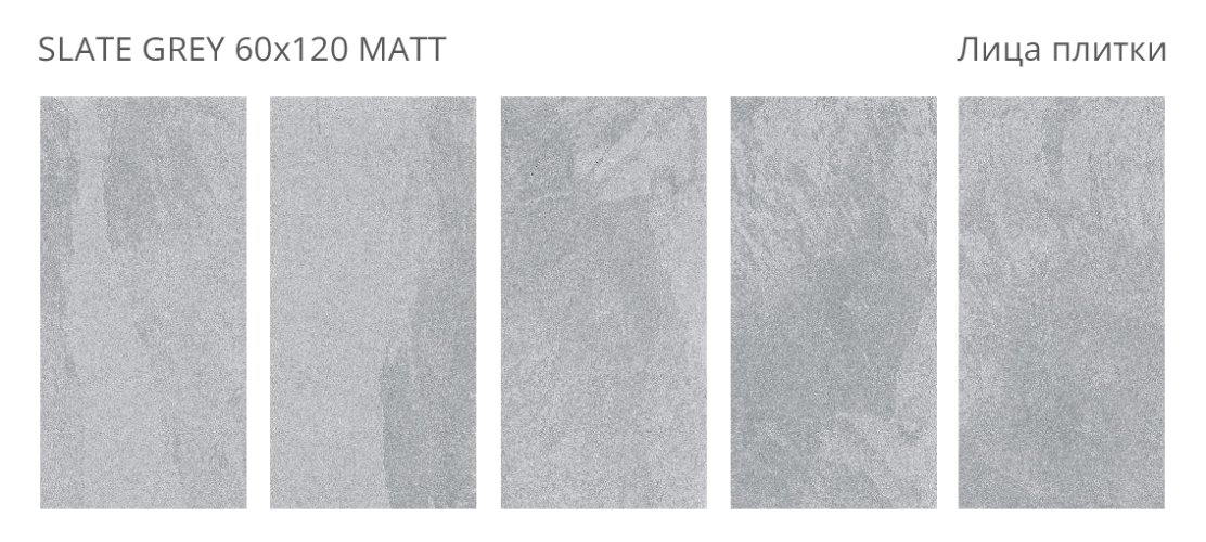 Керамогранит Staro Slate Grey Matt 60x120