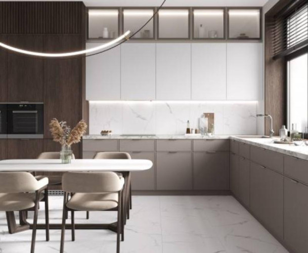 Керамогранит Laparet Mars Grey х9999295350 белый карвинг 60x60