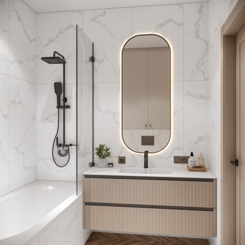 Керамогранит Buono Ceramica MVL4415GC Attiko Statuario Glossy Carving 60x120