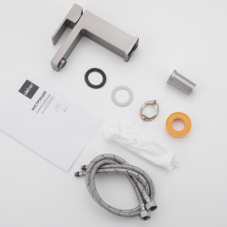 Смеситель ABBER Daheim AF8210SP для раковины, сатин