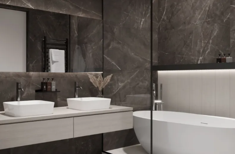 Керамогранит Laparet LP6012G0021R Timeless Grigio серый матовый карвинг 59,5х119,1