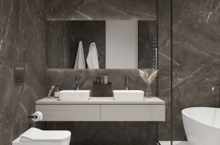 Керамогранит Laparet LP6012G0021R Timeless Grigio серый матовый карвинг 59,5х119,1