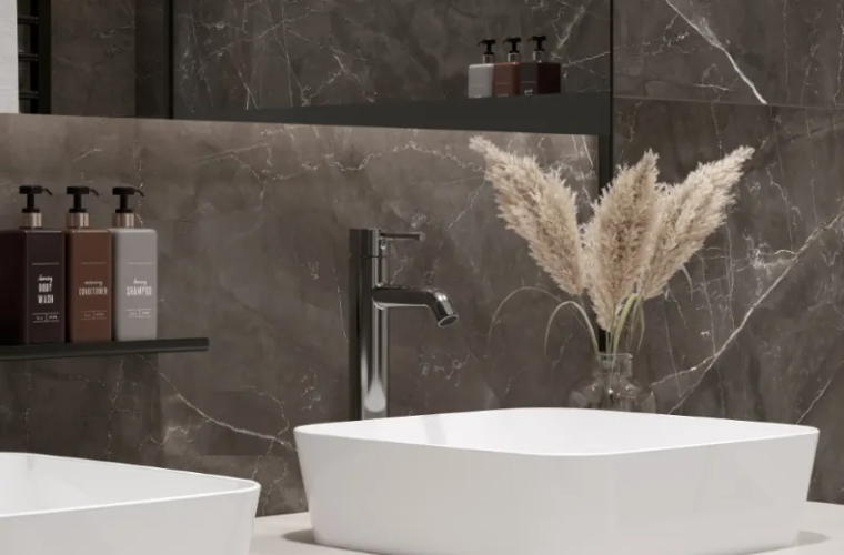 Керамогранит Laparet LP6012G0021R Timeless Grigio серый матовый карвинг 59,5х119,1