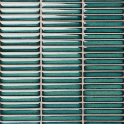 Мозаика Bonaparte Finger pacific blue (12х92х8) 284х298, глазурованная