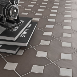 Вставка Equipe Kasbah 28987 Taco Amber Grey Matt 3,4x3,4