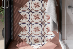 Керамогранит Equipe Art Nouveau 24394 Burgundy 20x20