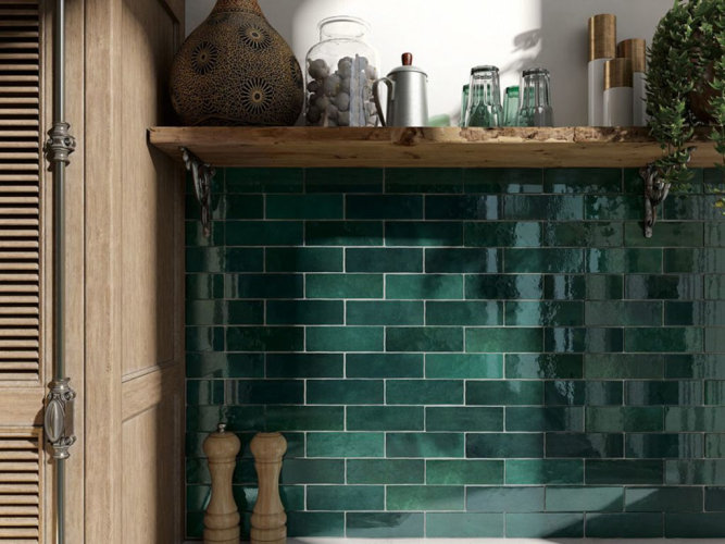 Плитка Equipe Artisan 24471 Moss Green 6,5x20