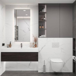 Керамогранит Laparet Mars grey х9999295346 белый матовый 60x120