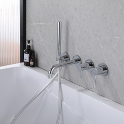 Смеситель ABBER Wasser Kreis AF8130 для ванны скрытого монтажа, хром