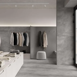 Керамогранит Laparet LP6012G0361R Fortezza Grigio PRO серый матовый карвинг R10 STR 59.5х119.1