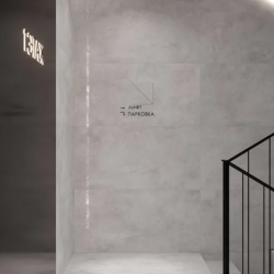 Керамогранит Laparet LP6012G0361R Fortezza Grigio PRO серый матовый карвинг R10 STR 59.5х119.1