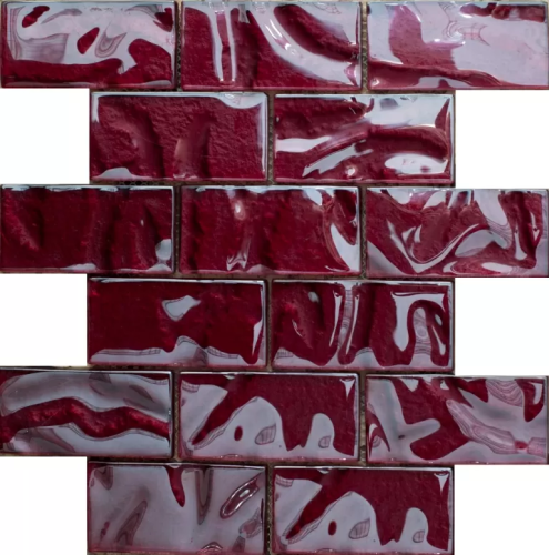 Мозаика NSmosaic S-827 стекло (48х98х8) 248х298, глянцевая