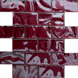 Мозаика NSmosaic S-827 стекло (48х98х8) 248х298, глянцевая