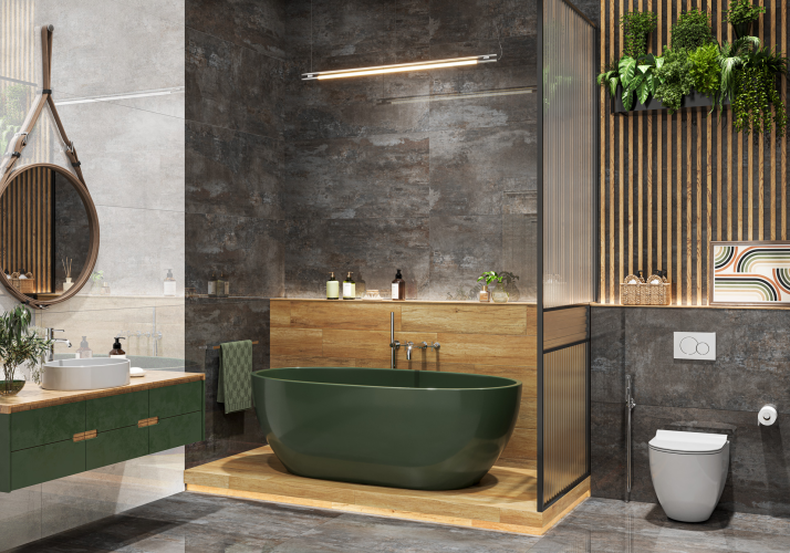 Керамогранит LCM 60120IRN25HG Iron Graphite 60x120