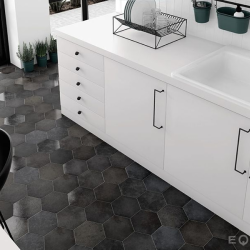 Плитка Equipe Heritage 24954 Carbon 17,5x20