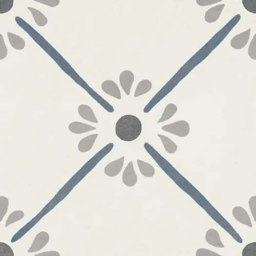 Керамогранит Harmony 37787 Provenza Blue Flower/22,3 22,3x22,3