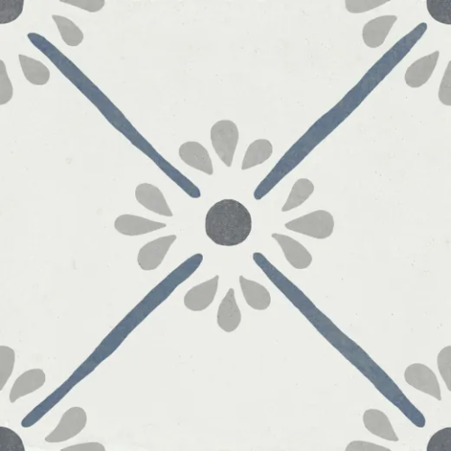 Керамогранит Harmony 37787 Provenza Blue Flower/22,3 22,3x22,3