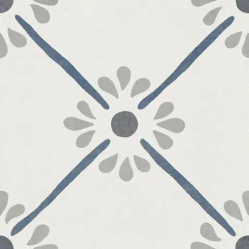 Керамогранит Harmony 37787 Provenza Blue Flower/22,3 22,3x22,3