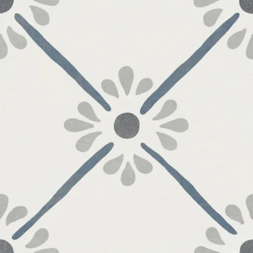 Керамогранит Harmony 37787 Provenza Blue Flower/22,3 22,3x22,3