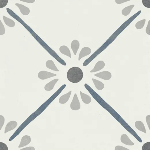 Керамогранит Harmony 37787 Provenza Blue Flower/22,3 22,3x22,3