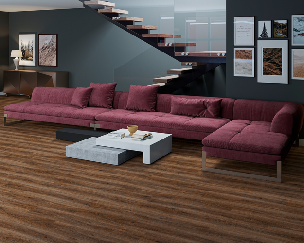 Кварц-виниловый ламинат SPC Alta Step Perfecto Дуб коричневый SPC8807