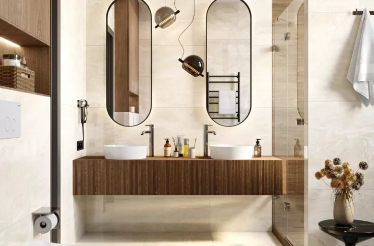 Керамогранит Laparet LP6012G0091R Polaris Beige бежевый матовый карвинг 59,5х119,1