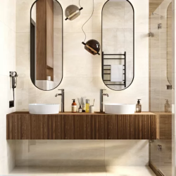 Керамогранит Laparet LP6012G0091R Polaris Beige бежевый матовый карвинг 59,5х119,1