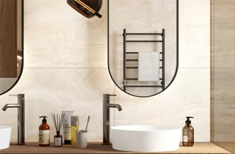 Керамогранит Laparet LP6012G0091R Polaris Beige бежевый матовый карвинг 59,5х119,1