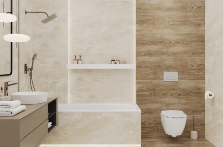 Керамогранит Laparet LP6012G0091R Polaris Beige бежевый матовый карвинг 59,5х119,1