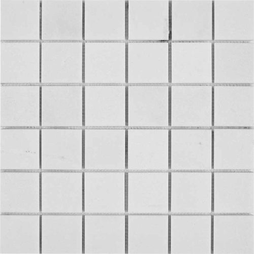 Мозаика Pixel Mosaic PIX 296 Thassos, чип 48x48 мм, сетка 305х305x6 мм, Полированная