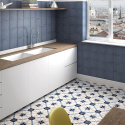 Керамогранит Equipe Art Nouveau 24392 Woad Blue 20x20