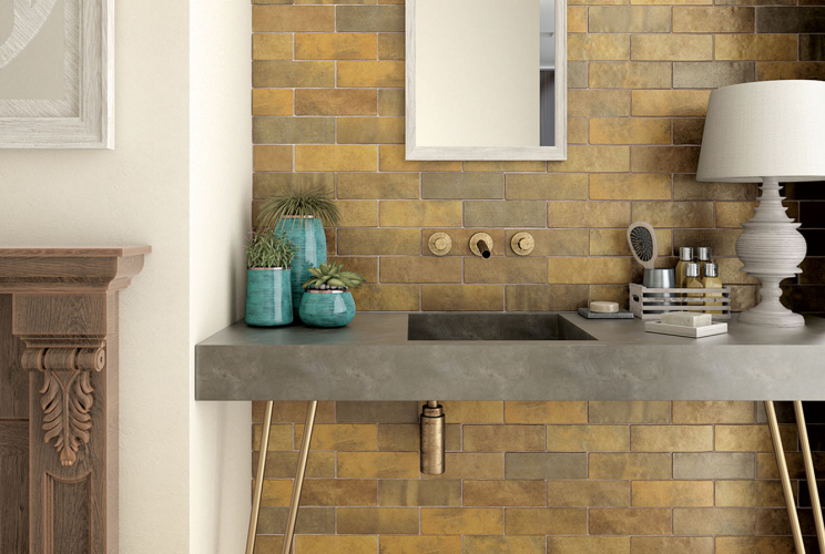 Плитка Equipe Artisan 24473 Gold 6,5x20