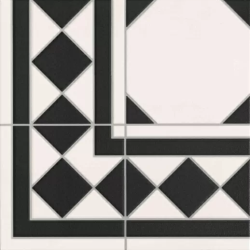 Керамическая плитка Декор Realonda Oxford Negro Esquina 33x33