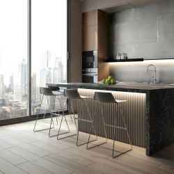 Керамогранит Idalgo Concepta Selicato Dark / Концепта Селикато Тёмный MR 60x60