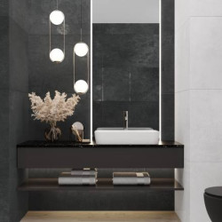 Керамогранит Laparet SG50002020R Techno Grafito графитовый матовый карвинг 59,50x119,10