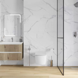 Керамогранит Ceradim х9999305433 Calacatta Splendid Silver Белый Полированный 80х80