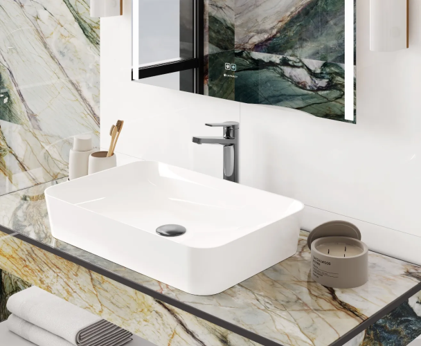 Керамогранит Laparet х9999309559 Atmosphere Cristal белый полированный 80х80