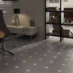 Керамогранит Equipe Octagon 20555 Gris Mate 20x20