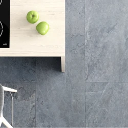 Кварцвиниловая плитка Vinilam CERAMO VINILAM Glue Мальтийский Базальт 91907