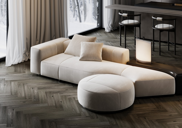 Кварцевый ламинат SPC Fargo Parquet Дуб Рыцарский Замок 33-379-6