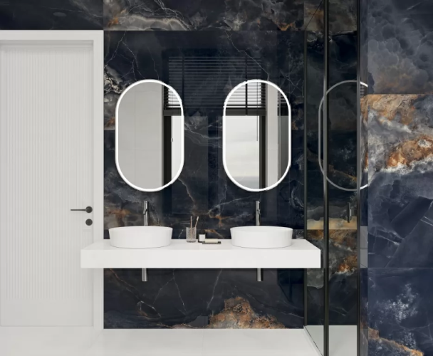 Керамогранит Laparet х9999309557 Interstellar Black чёрный полированный 80х80