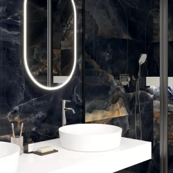 Керамогранит Laparet х9999309557 Interstellar Black чёрный полированный 80х80