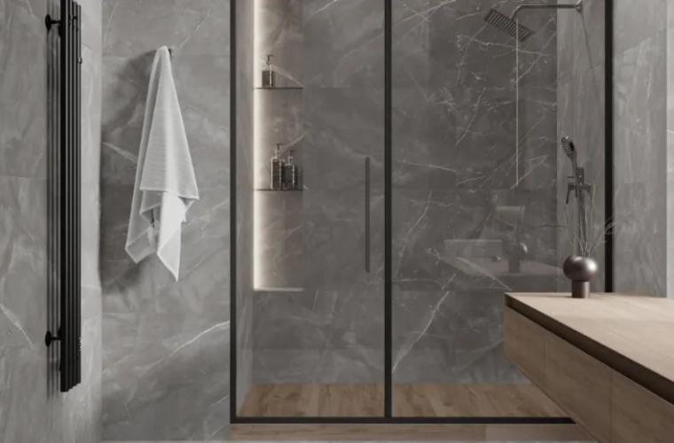 Керамогранит Laparet LP6012G0041R Timeless Taupe серо-бежевый матовый карвинг 59,5х119,1