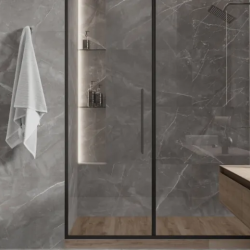 Керамогранит Laparet LP6012G0041R Timeless Taupe серо-бежевый матовый карвинг 59,5х119,1