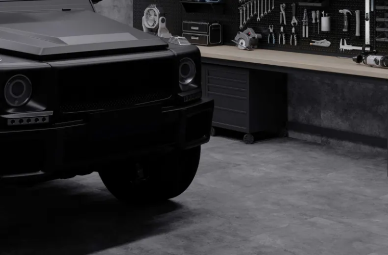 Керамогранит Laparet LP6012G0381R Fortezza Grafite PRO тёмно-серый матовый карвинг R10 STR 59.5х119.1